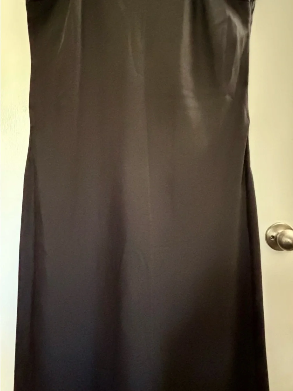 Abercrombie & Fitch Black Maxi Slip Dress